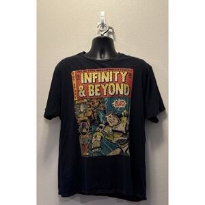 Vtg 1990's Ring Spun Pixar‎ Toy Story T-Shirt Black Men's Size 2XL Collectible